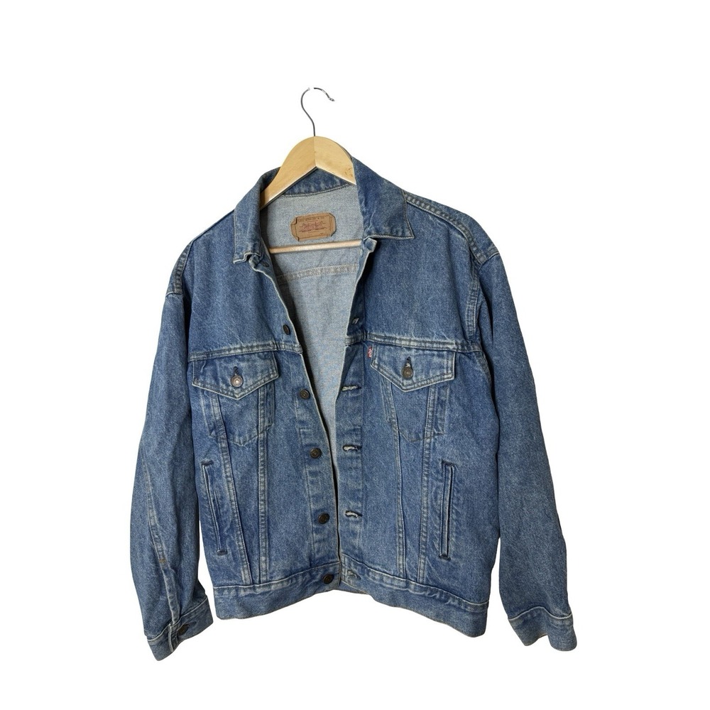 Vtg 80's Levi's Strauss Denim Trucker Jean Jacket Men's Sz S 70507-0214 Made USA